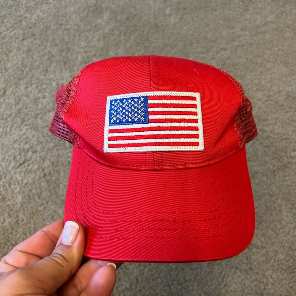 Love your melon American flag hat